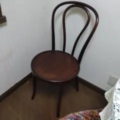 木製カフェチェア　一脚