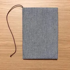 《 四六判》ブックカバー ハンドメイド ヒッコリー