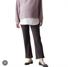 ベルメゾンマタニティフレアパンツ