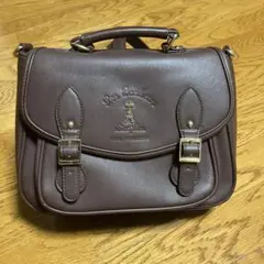 ポンポネット　茶色　リュック　ショルダーバッグ　3way オシャレ