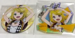 鏡音リン アクリルキーホルダー 缶バッジ 劇場版プロセカ