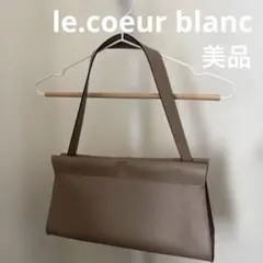 le.coeur blanc スクエアワンショルダーバッグ