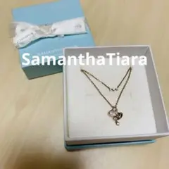 Samantha Tiara ハートネックレス2連