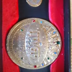 IWGP レプリカ二代目チャンピオンベルト 　棚橋弘至サイン入り 新日本プロレス 4代目IWGPヘビー級王座 レプリカベルト 50周年