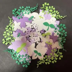 お花　葉っぱ　102枚セット　ダイカットクラフトパンチ
