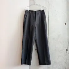 Spick and Span ツイルクロップドパンツ ブラック