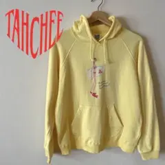 【即時発送】TAHCHEEターチー イエローサーフィンイラストパーカー M