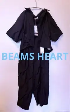 BEAMS HEART パラシュートパンツ 上下セット ブラック【未使用】