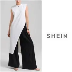 SHEIN アシメ　ワンピース　白　新品未使用