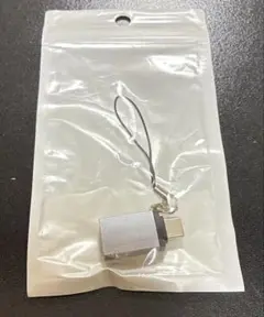 新品未使用　USB to C 変換アダプタ　キーホルダーつき
