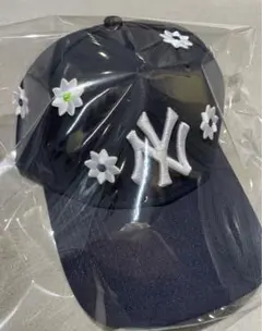 【未使用】NICK GEAR 3D FLOWER CAP9forty ニューエラ NICK GEAR] 3D FLOWER CAP -NAVY-