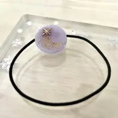 ハンドメイド ヘアゴム 中秋の夜