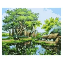 ペイントバイナンバー206 塗り絵, DIYペイント