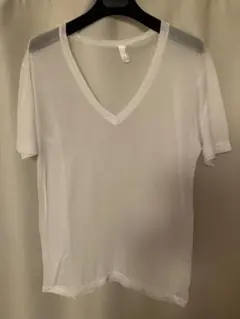 American Apparel アメリカンアパレル 極薄VネックTシャツ