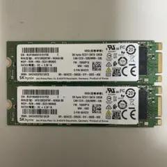 SK hynix SSD M.2 SATA 128GB 2枚セット動作確認済み