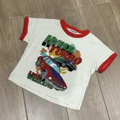 【美品】Little WEEKEND ヴィンテージ風プリントTシャツ　100