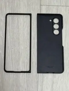 純正　スマホケース　GALAXYZ FOLD5 黒
