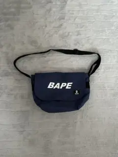 BAPE ネイビー ショルダーバッグ