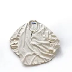 90s polo by Ralph Lauren シルク オープンカラー シャツ