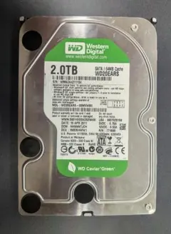 WD 2.0TB SATA ハードディスクドライブ WD20EARS