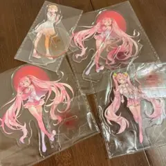 桜ミク　タイトーくじ　描き下ろしクリアスタンド