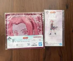 一番くじ NARUTO 波の国編 アクスタ タオル サクラ