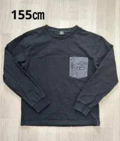 人気★CAMP7 長袖Tシャツ 155センチ　黒
