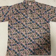 GO BAREFOOT アロハシャツ ハーフボタン Lサイズ