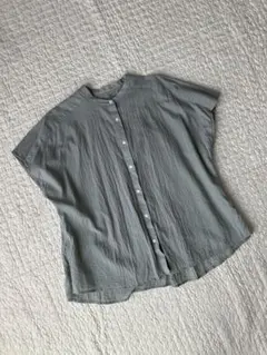 無印良品　ブラウス　M-L