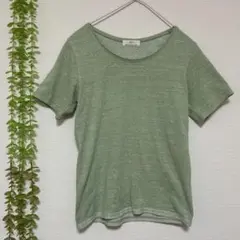 アップルハウス【F】Tシャツ 半袖 ライトグリーン 黄緑