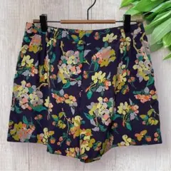 mimi&roger ミミアンドロジャー 花柄ショートパンツ シフォン素材 0