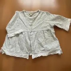 MushMush グレー 長袖 カーディガン 95cm