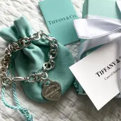 美品Tiffany&co. リターントゥ・ハートタグ シルバーブレスレット925