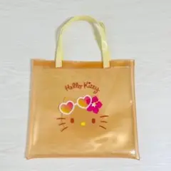 最終値下げ【新品未使用タグ付き】日焼けキティ　PVCトートバッグ