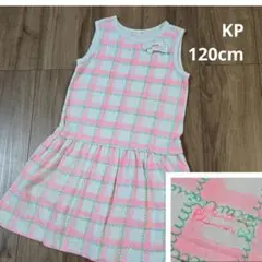【KP】ノースリーブ ワンピース 袖なし
