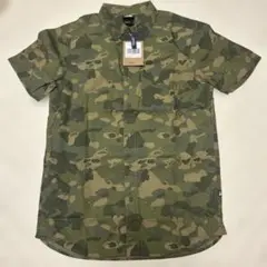 未使用品　ノースフェイス　半袖シャツ　カモフラ　迷彩