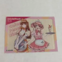 ラスト★ カラフルピーチ ダイナー クリアカード えと のあ 等身