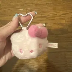 ハローキティ カラビナ付きキーホルダー ぬいぐるみ ピンク