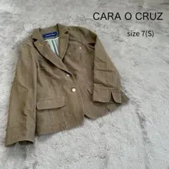 CARA O CRUZ レリアン テーラードジャケット ジャケット カーキ S