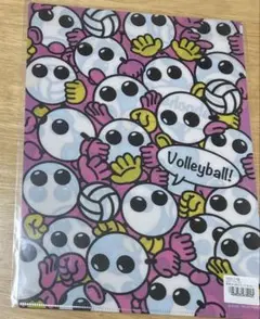 A4クリアファイル　新ぎゅうぎゅうバボちゃん　クリアファイル　春高　お土産