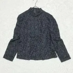 エムトロキーバイシルベッティ ダークグレー ハイネック 長袖 トップス