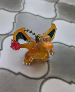 【レア】ポケモン リザードン キーホルダー ストラップ クリア
