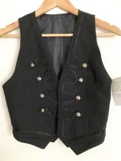 ブラック ノースリーブ ベスト Mサイズ