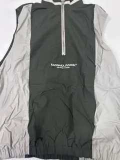 カオヨリナカミ　KS halfzip vest khaki M
