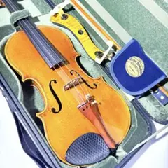 美品 antonius stradivarius ヴァイオリン 4/4 トラ柄 有名ブランド 美品 antonius stradivarius ヴァイオリン 4/4