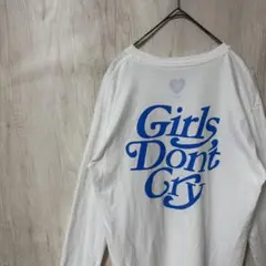 Girls Dont Cry ガールズドントクライ ロンT 白 ホワイト
