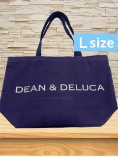 DEAN & DELUCA 紫色トートバッグ　Ｌsize