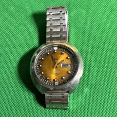 〖ジャンク品〗SEIKO 5自動巻き時計 スポーツ オレンジ