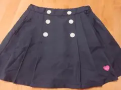 ALGY ネイビー プリーツスカート
