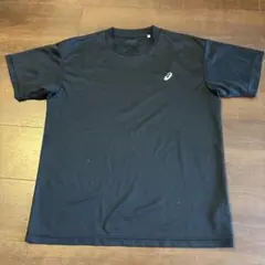 asics ブラック 半袖Tシャツ M テニス　バドミントン　陸上　スポーツ